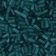 Miyuki Bugle 3mm Beads Transparent teal BGL1-2405